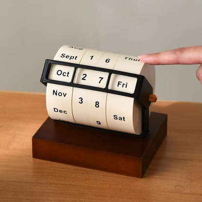 Daily Flip Desk Calendar with Rotating Date Display