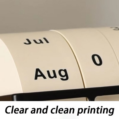 Daily Flip Desk Calendar with Rotating Date Display