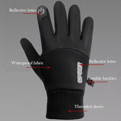Warm Waterproof Gloves for Cold Weather Sports