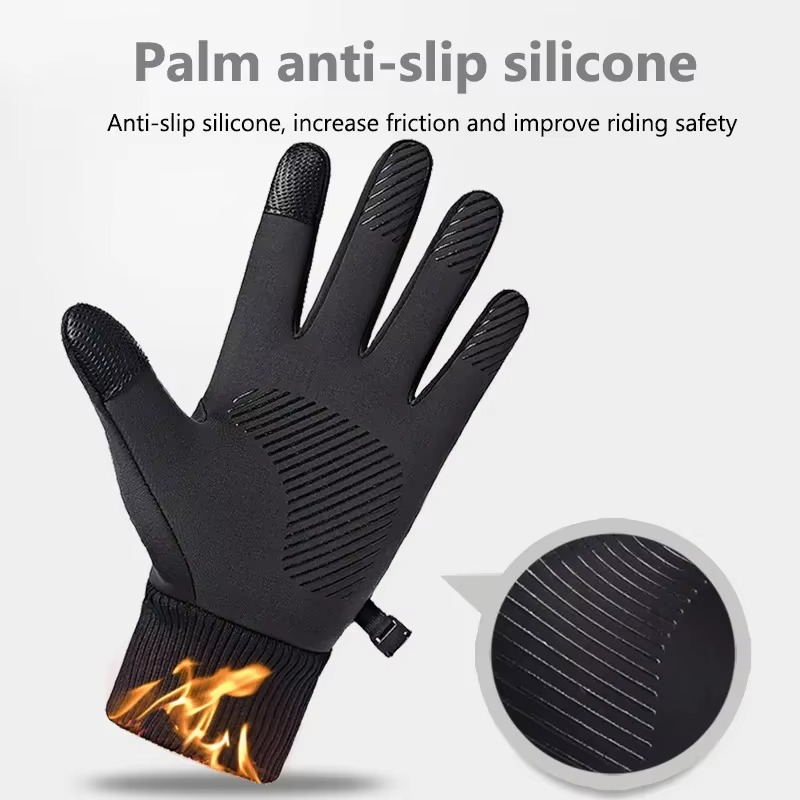 Warm Water Resistant Touch Screen Winter Gloves