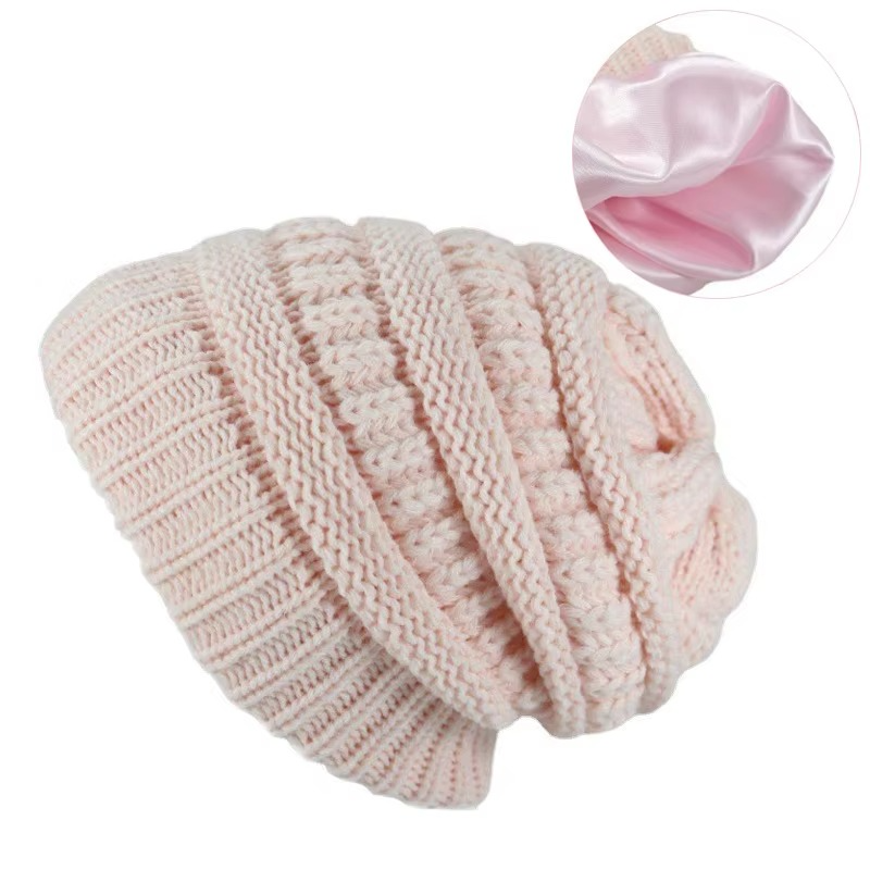Soft Fleece Lined Warm Unisex Slouch Beanie Hat