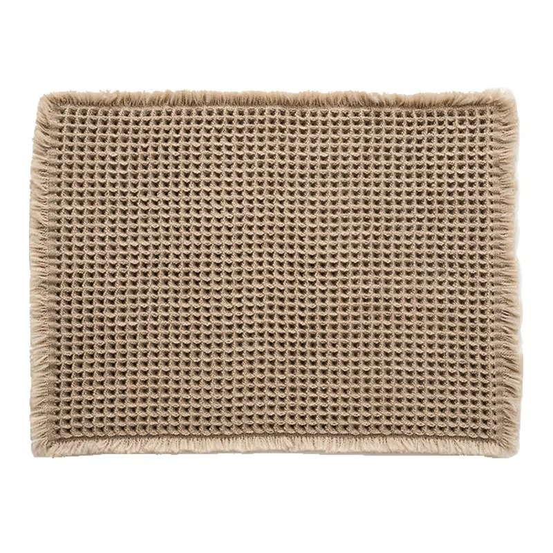 Soft Plush Bathroom Mat Fast Drying Anti Slip Floor Mat
