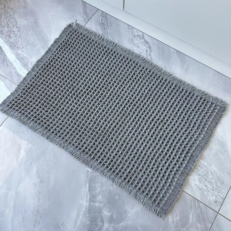 Soft Plush Bathroom Mat Fast Drying Anti Slip Floor Mat