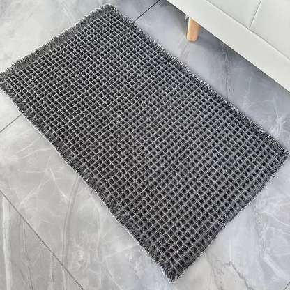 Soft Plush Bathroom Mat Fast Drying Anti Slip Floor Mat