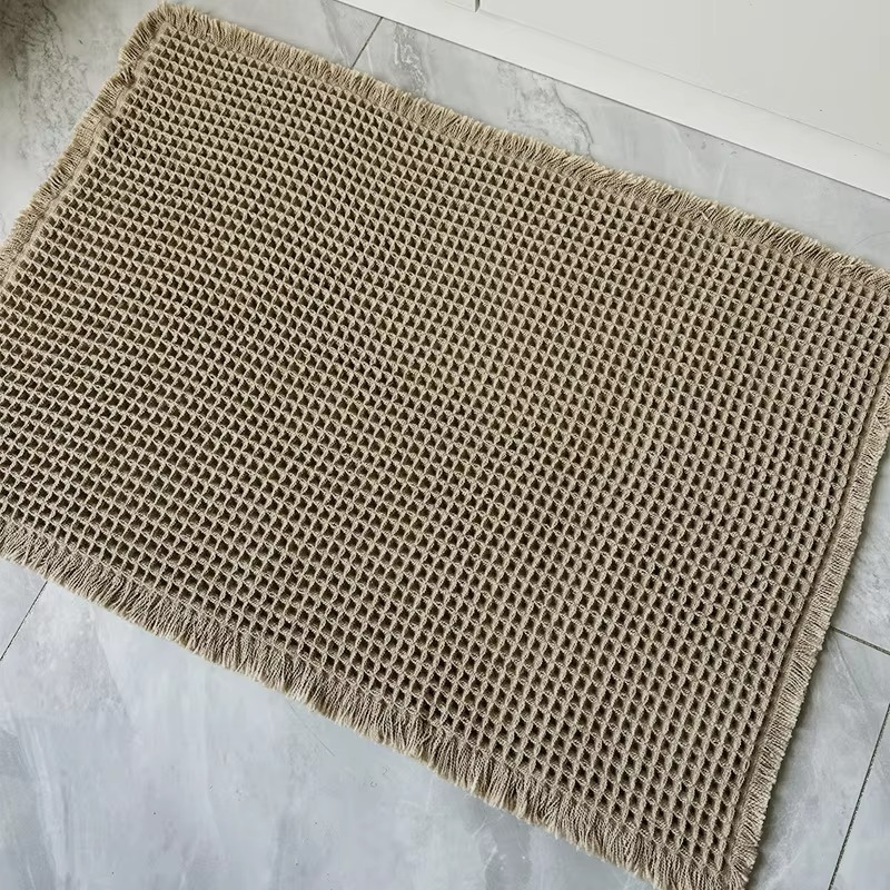 Soft Plush Bathroom Mat Fast Drying Anti Slip Floor Mat