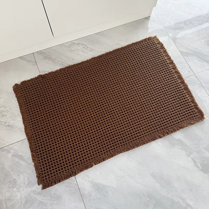 Soft Plush Bathroom Mat Fast Drying Anti Slip Floor Mat