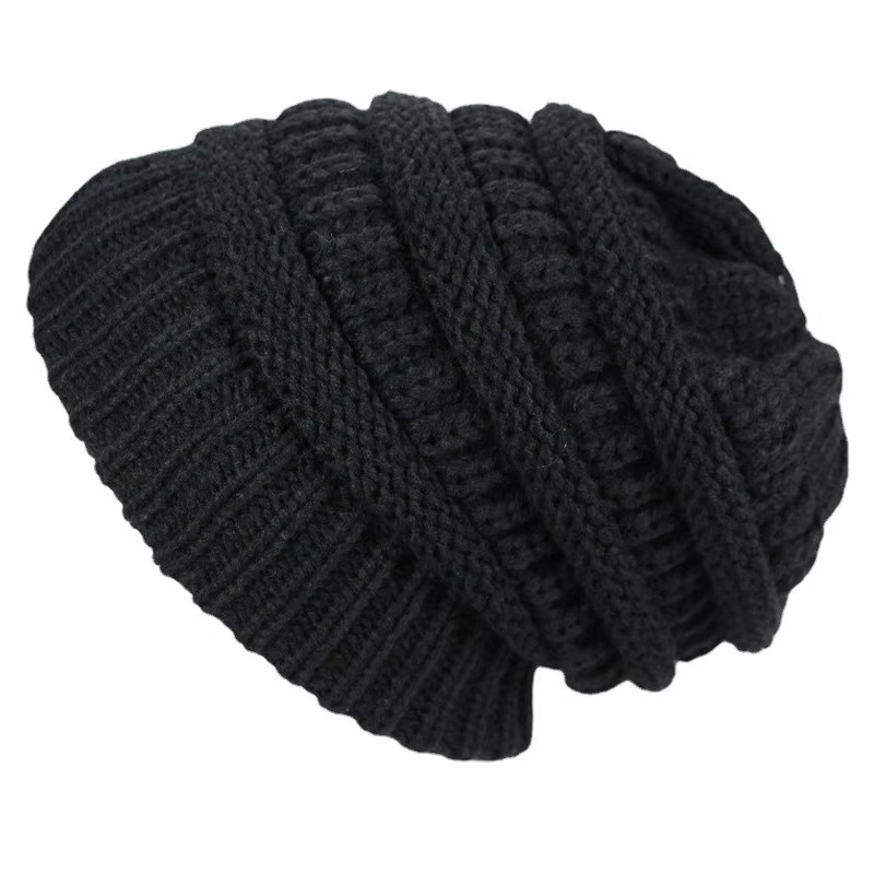 Soft Fleece Lined Warm Unisex Slouch Beanie Hat