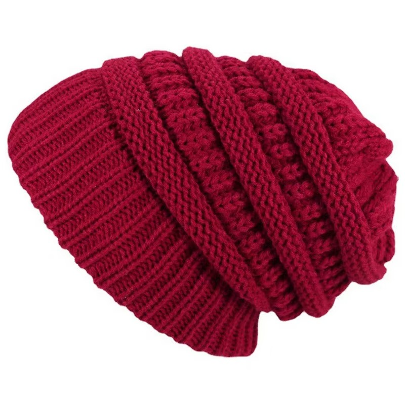 Soft Fleece Lined Warm Unisex Slouch Beanie Hat