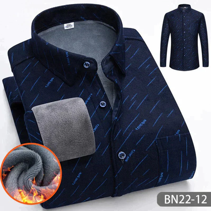Warm Plaid Insulated Shirt