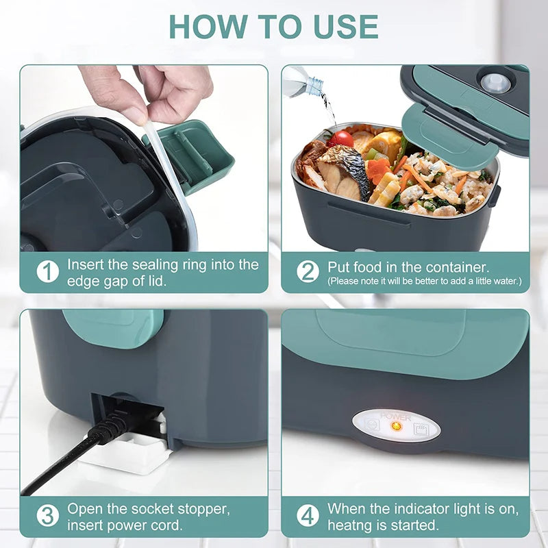 Compact Portable 60W Food Heater Box