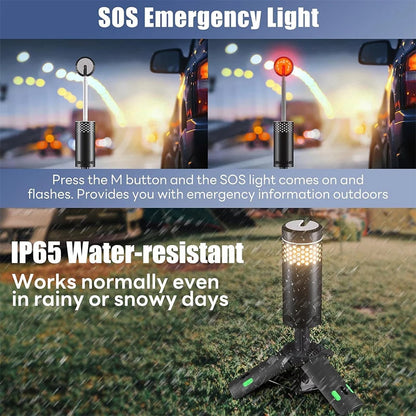 Portable 10000mAh Outdoor LED Lantern with Stand