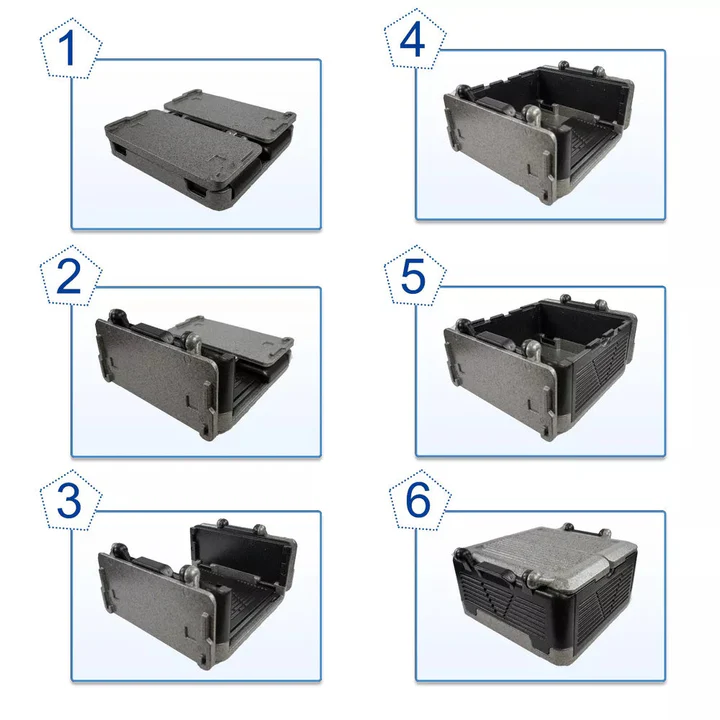 Compact Portable Ice Cooler Box