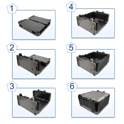Compact Portable Ice Cooler Box