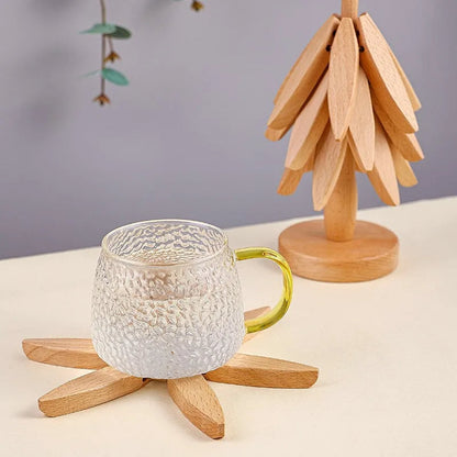 Protective Wood Table Coasters and Mats Set (4PCS)