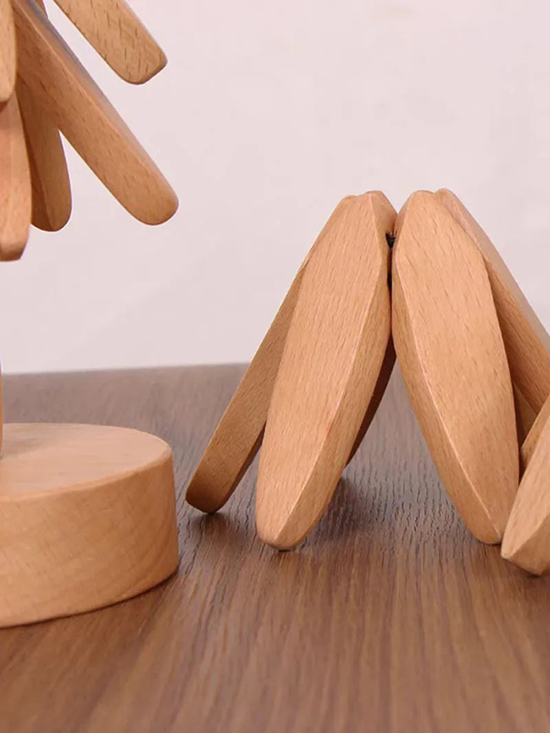 Protective Wood Table Coasters and Mats Set (4PCS)