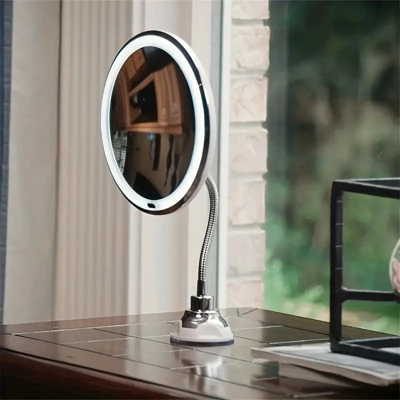 Adjustable Neck LED Makeup Mirror