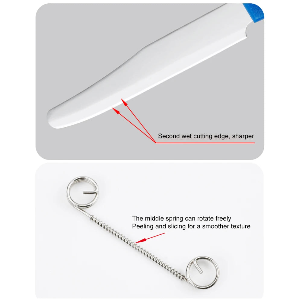 Easy 2-in-1 Veggie Peeler Tool