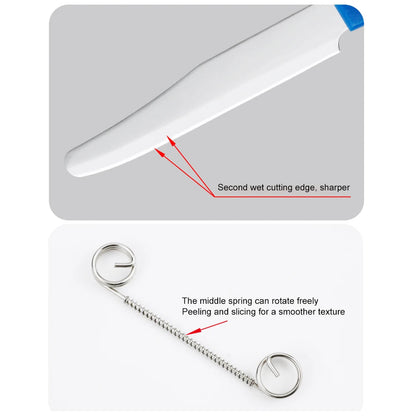 Easy 2-in-1 Veggie Peeler Tool