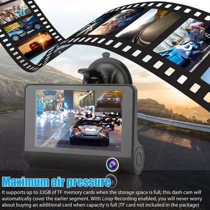 Compact Dual Lens Car Dash Camera