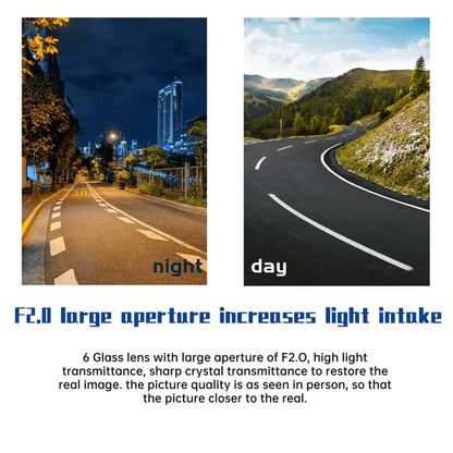 Compact Dual Lens Car Dash Camera