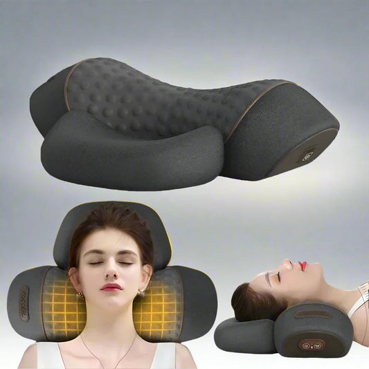 Heated Massage Neck and Shoulder Pillow - Hehif