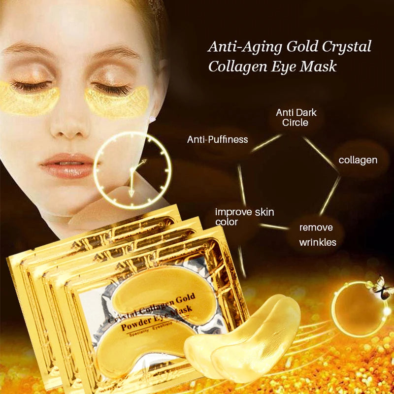 Bulk Pack 100 Gold Anti Aging Eye Masks