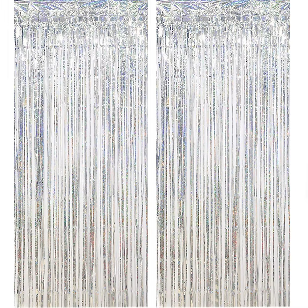 Rosy Glitter Backdrop Curtain for Photo Booths and Decor