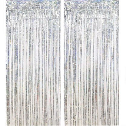 Rosy Glitter Backdrop Curtain for Photo Booths and Decor