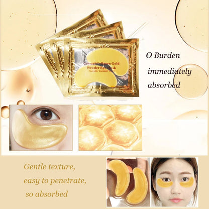 Bulk Pack 100 Gold Anti Aging Eye Masks