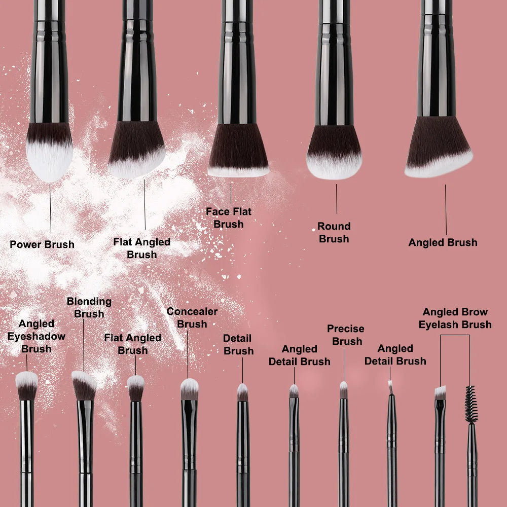 Complete Pro Makeup Brush Kit