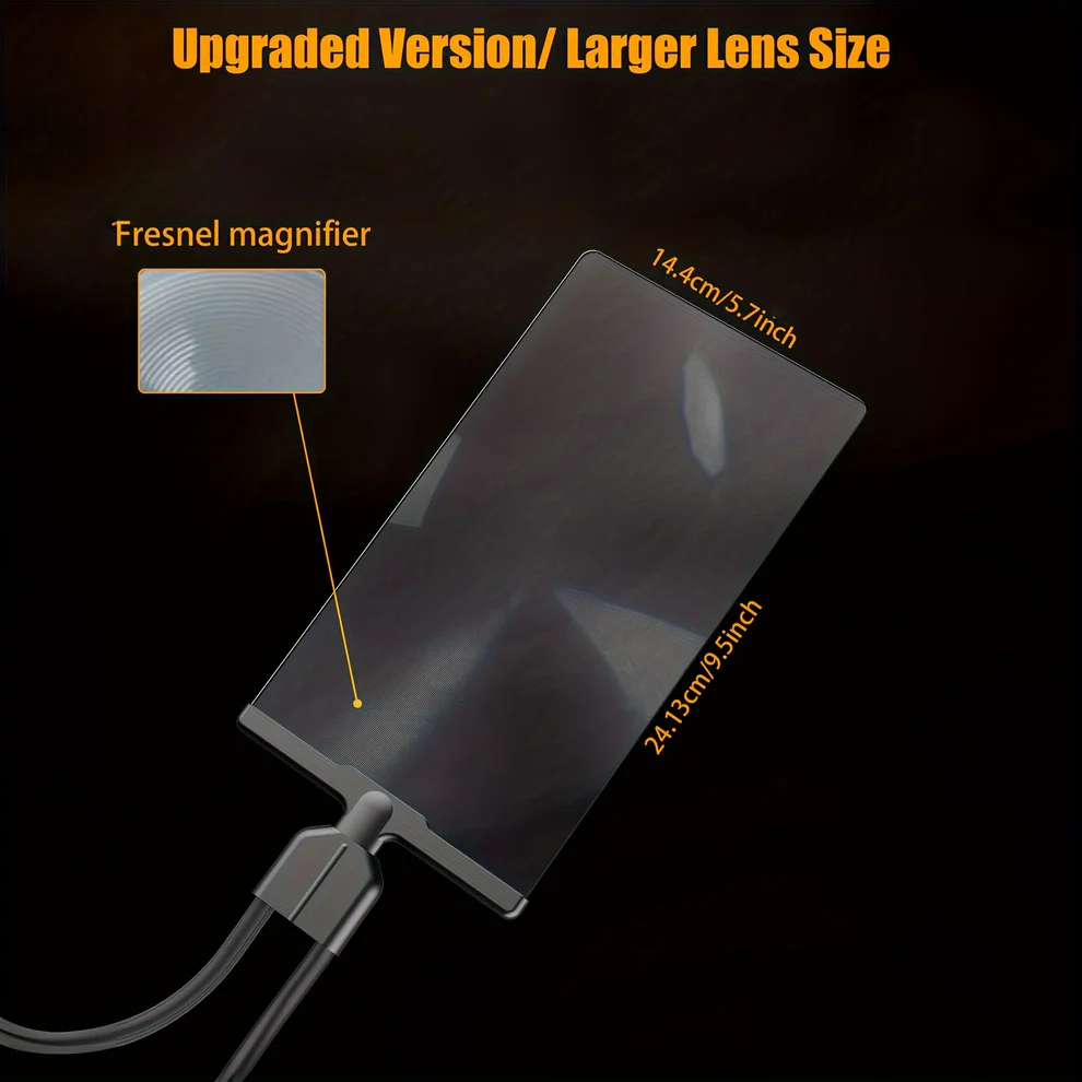 Portable LED Magnifier With Adjustable Arm