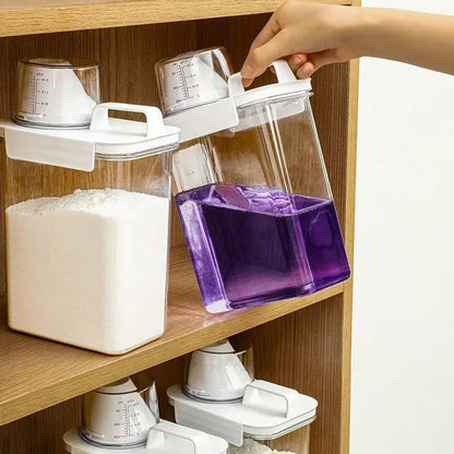 Space Saving Laundry Soap Container Holder - Hehif