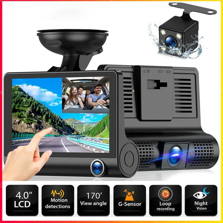 Compact Dual Lens Car Dash Camera