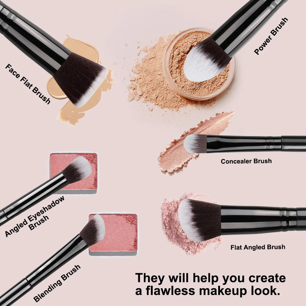 Complete Pro Makeup Brush Kit