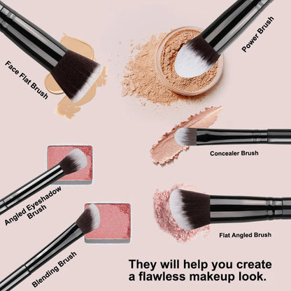 Complete Pro Makeup Brush Kit