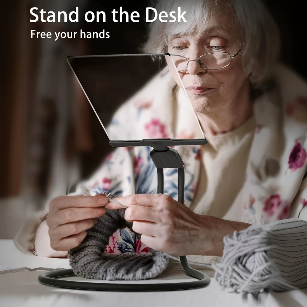 Portable LED Magnifier With Adjustable Arm