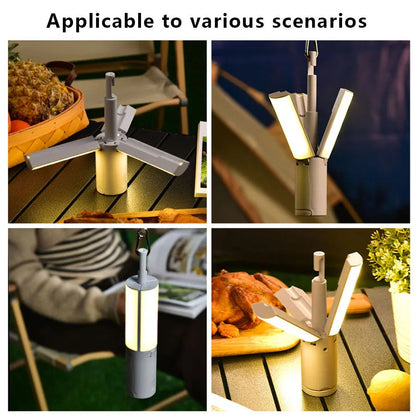 Portable LED Camp Lantern with 3 Bright Settings