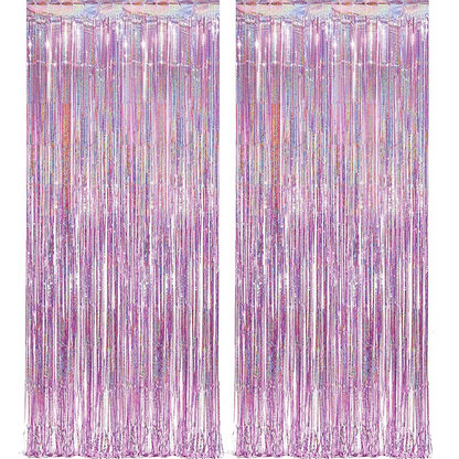Rosy Glitter Backdrop Curtain for Photo Booths and Decor
