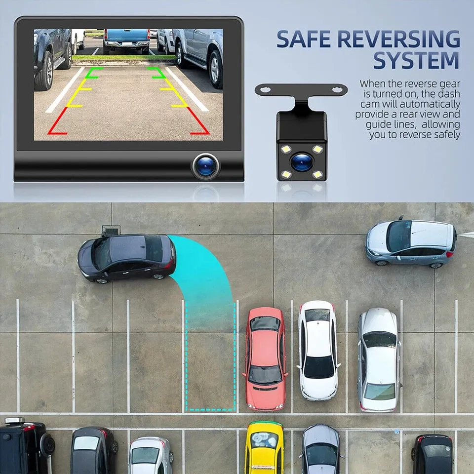 Compact Dual Lens Car Dash Camera