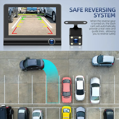 Compact Dual Lens Car Dash Camera