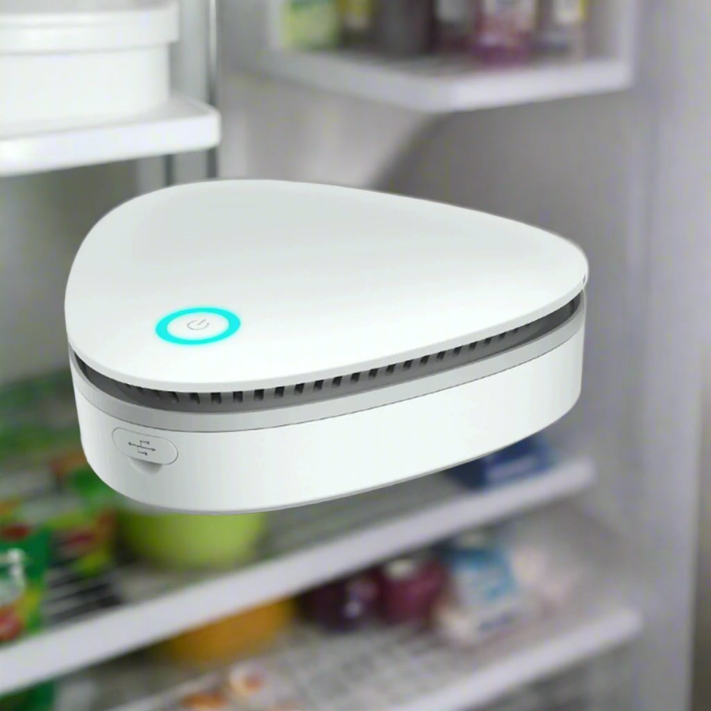Compact Air Cleaner and Deodorizer for Home and Car