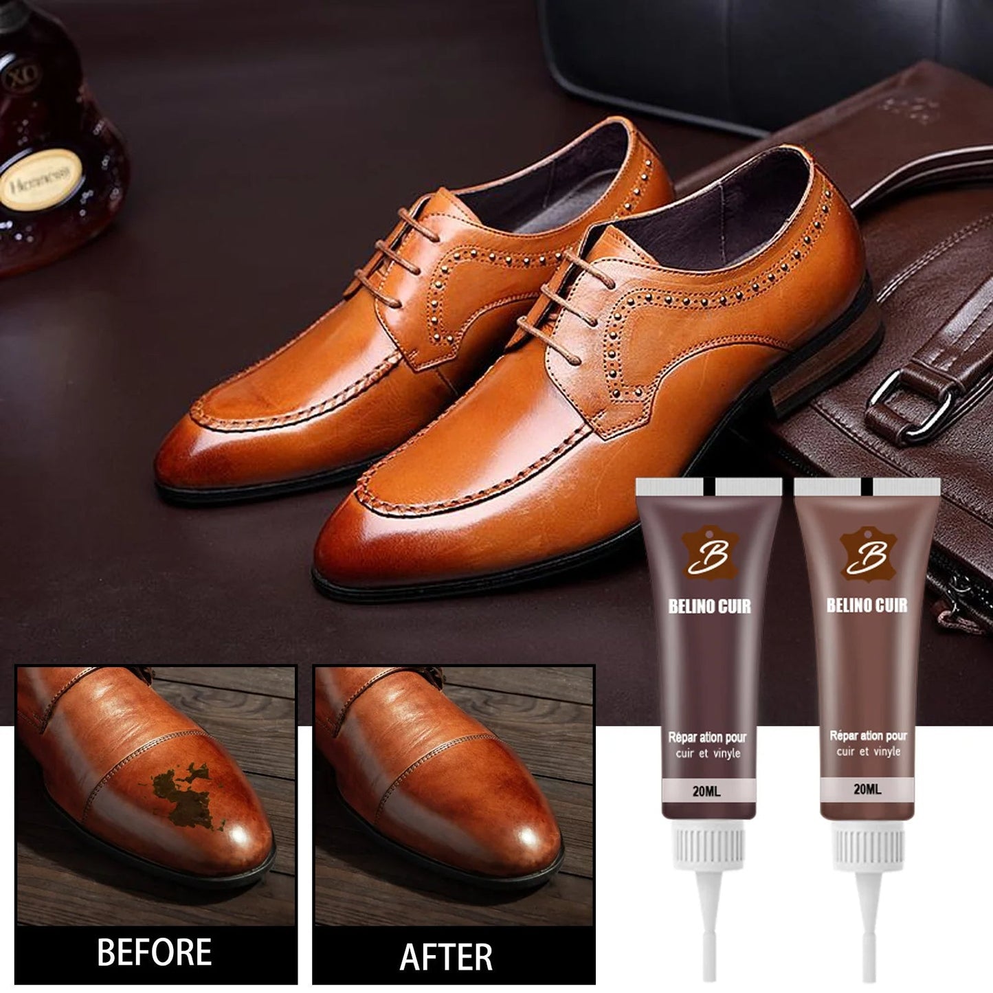 Quick Fix Leather Repair Cream for Car Seats
