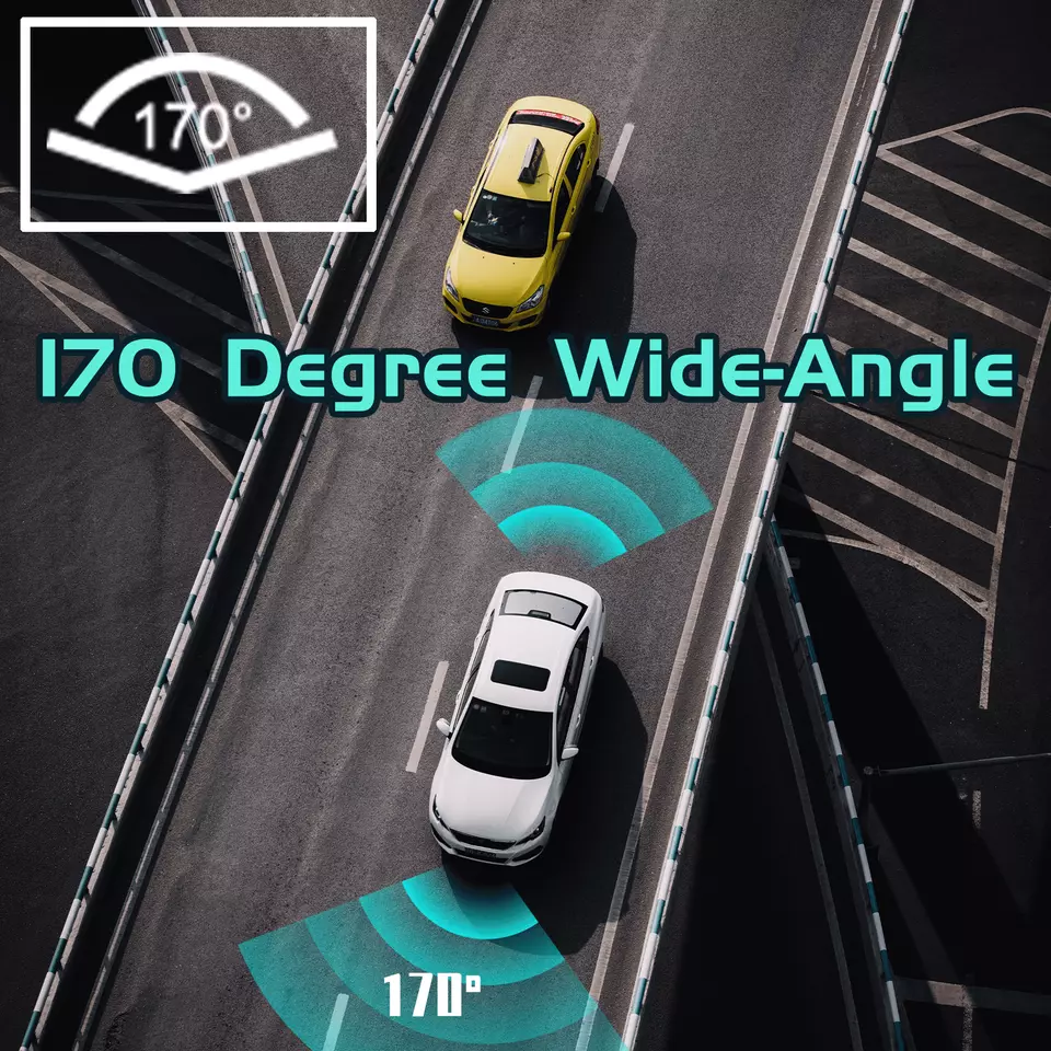 Compact Dual Lens Car Dash Camera
