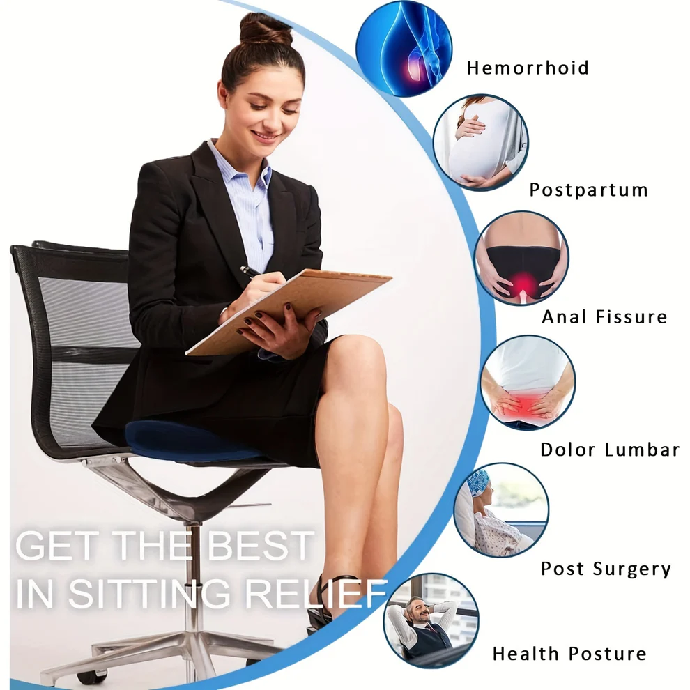 Comfortable Foam Ring Cushion for Back Pain Relief