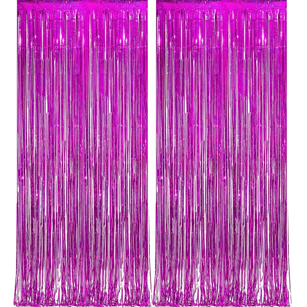 Rosy Glitter Backdrop Curtain for Photo Booths and Decor