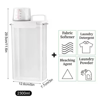 Space Saving Laundry Soap Container Holder