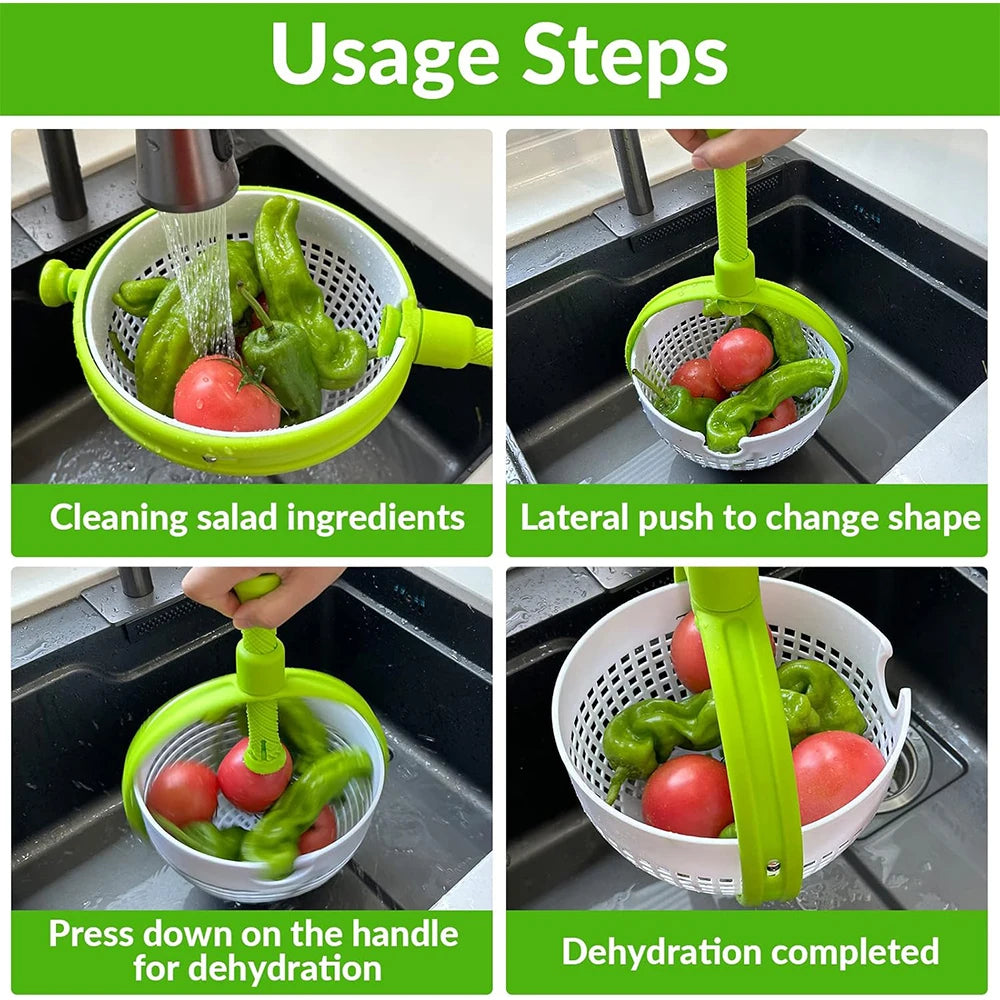 Easy Clean Salad Spinner Strainer