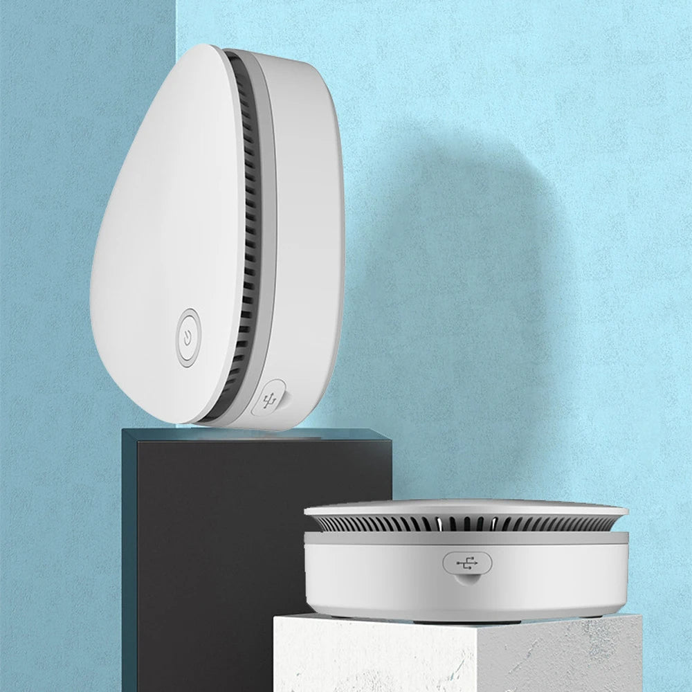 Compact Air Cleaner and Deodorizer for Home and Car