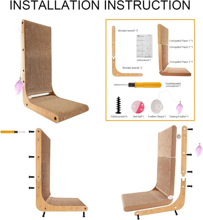 Corner Cat Scratching Post