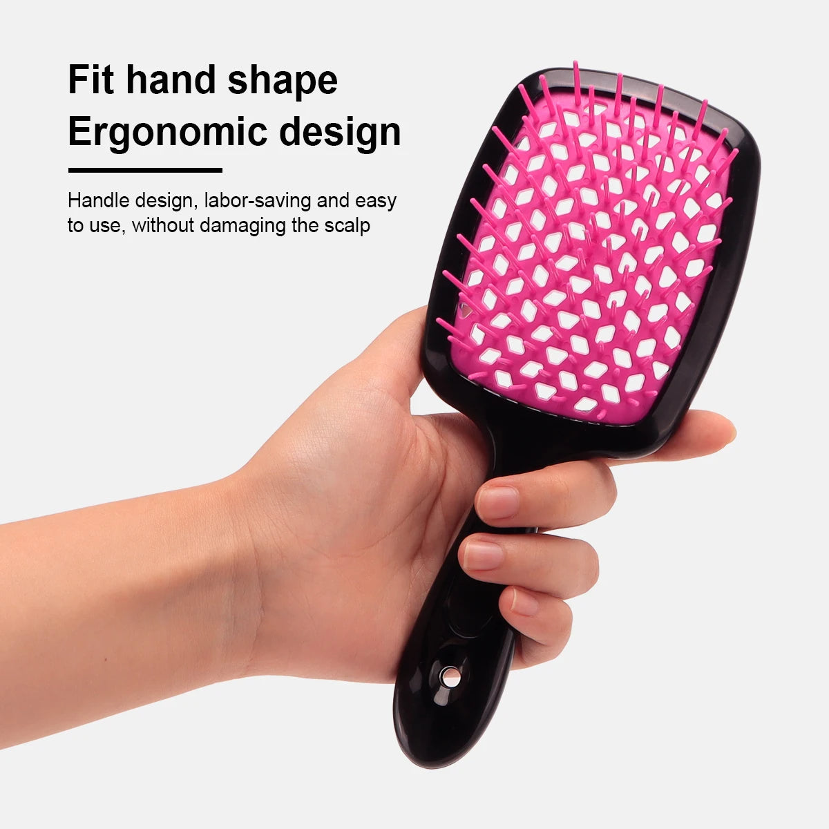 Easy Detangle Wide Tooth Hair Comb Brush